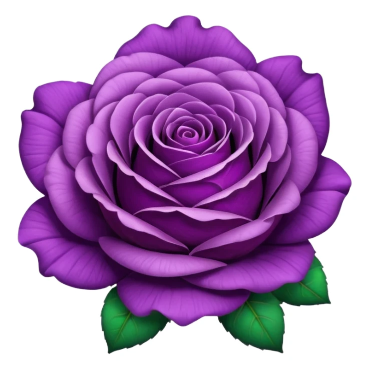 Purple rose sticker