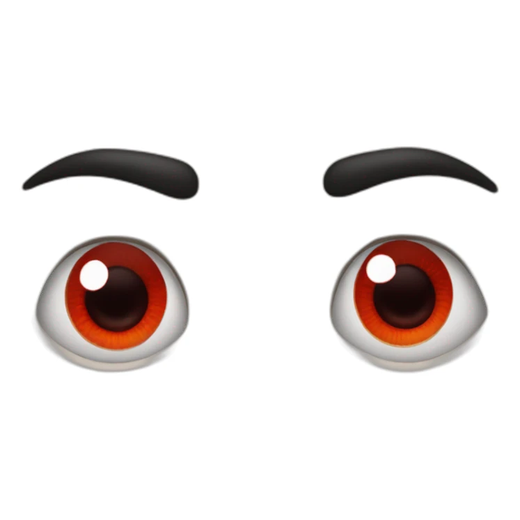 bloodshot eyes smiling sticker