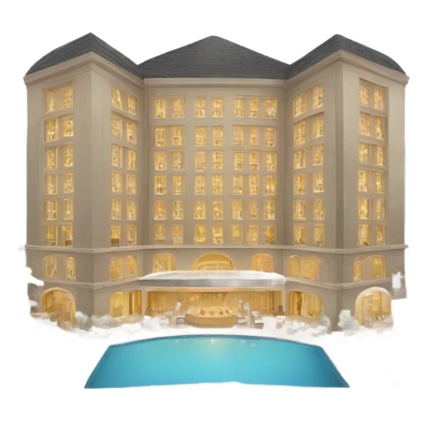 Luxury hotel sticker
