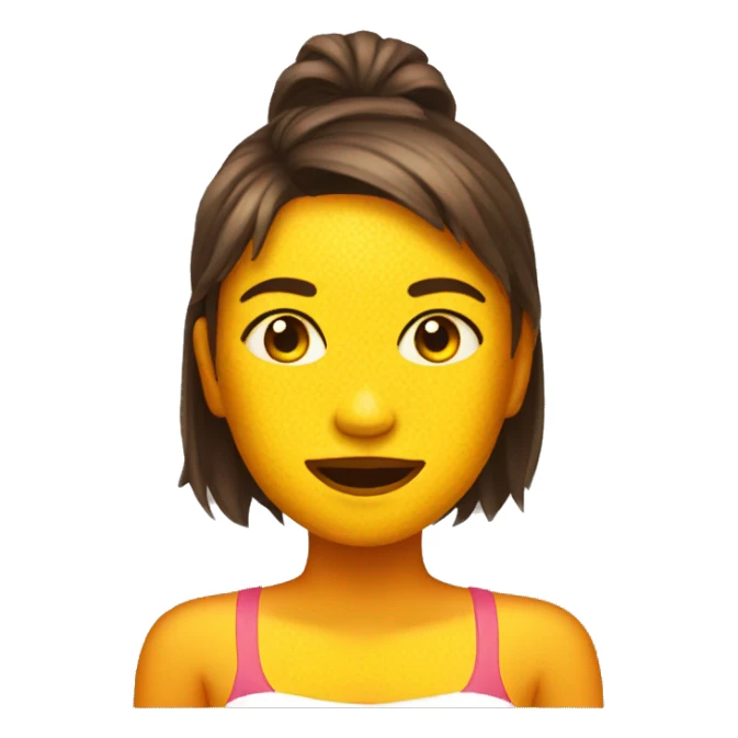 a girl got sunburn sticker