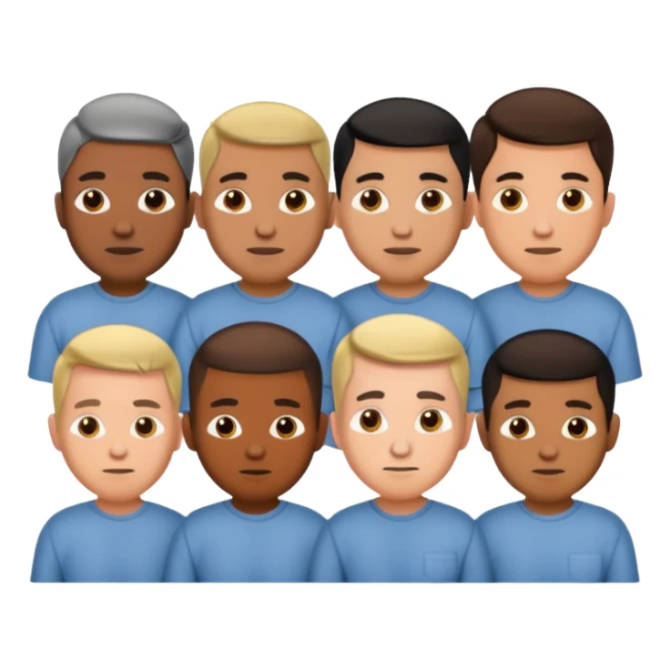 
men prisoners emoji sticker