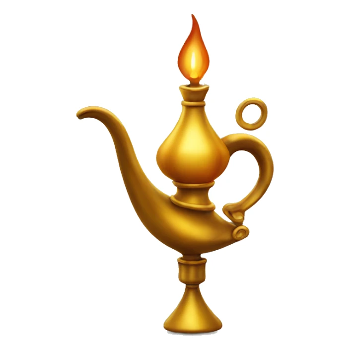 Genie lamp sticker