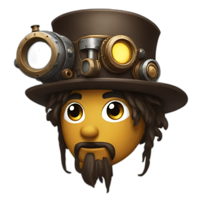 steam punk among us sticker