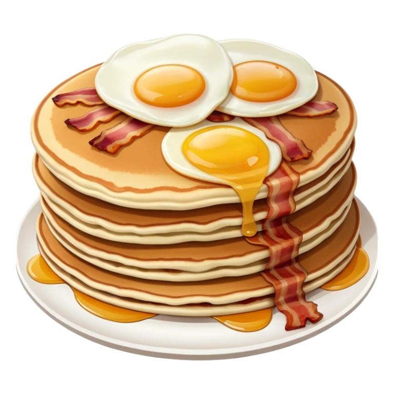 Big yummy breakfast that smells good sticker