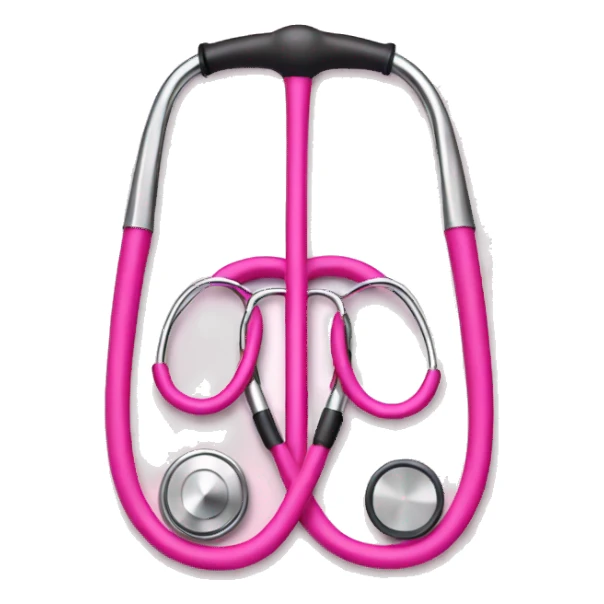 Pink stethoscope  sticker