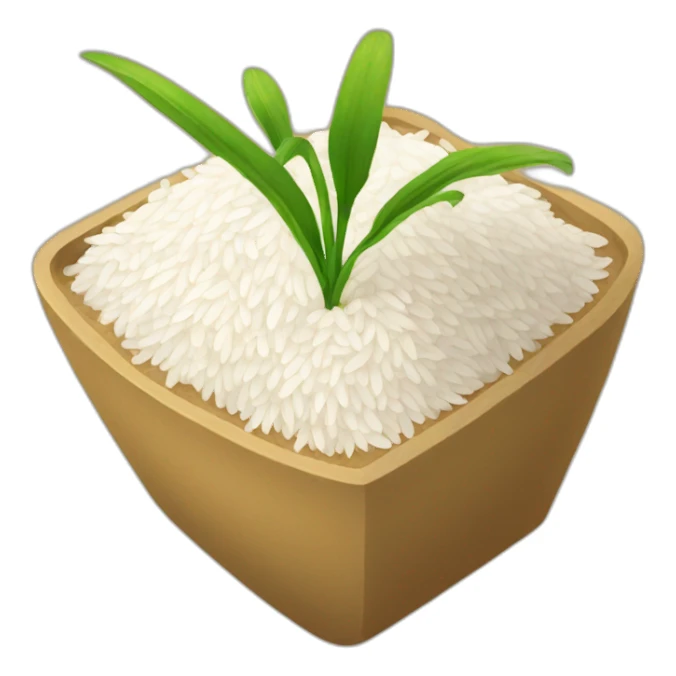 Rice seedling sticker