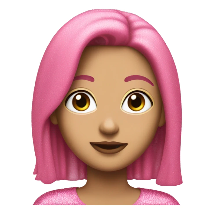 Name Jenna in pink glitter  sticker