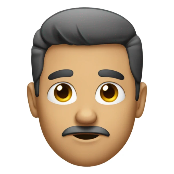 Raised eyebrow with finger pointing  sticker