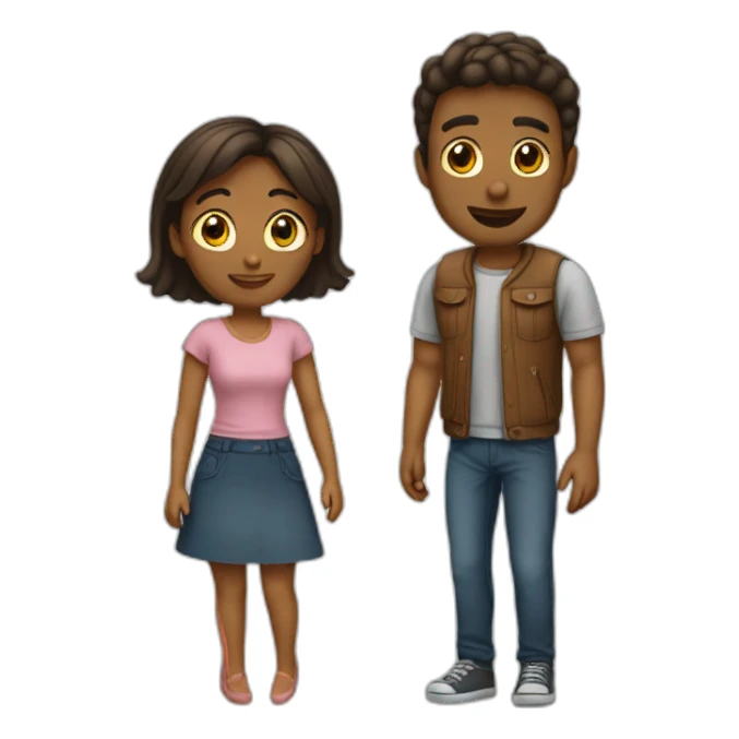 Couple-qui-s'embrasse sticker