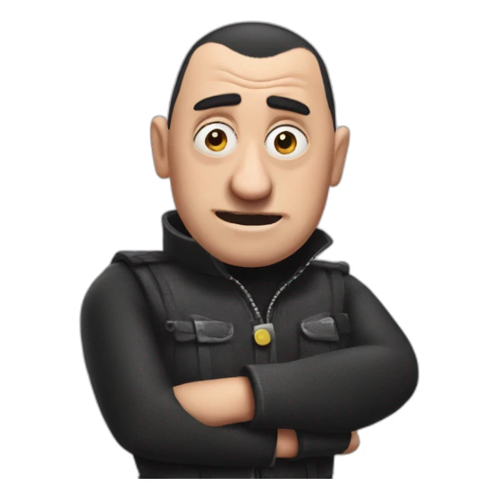gru from despicable me sticker