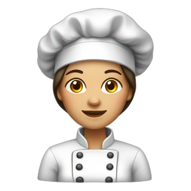 Woman chef sticker