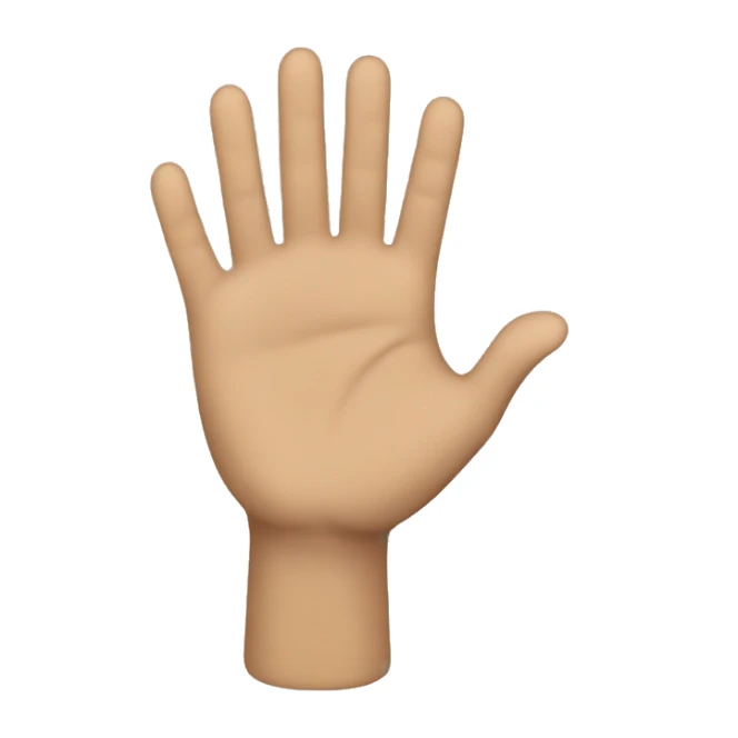 talk to the hand sticker