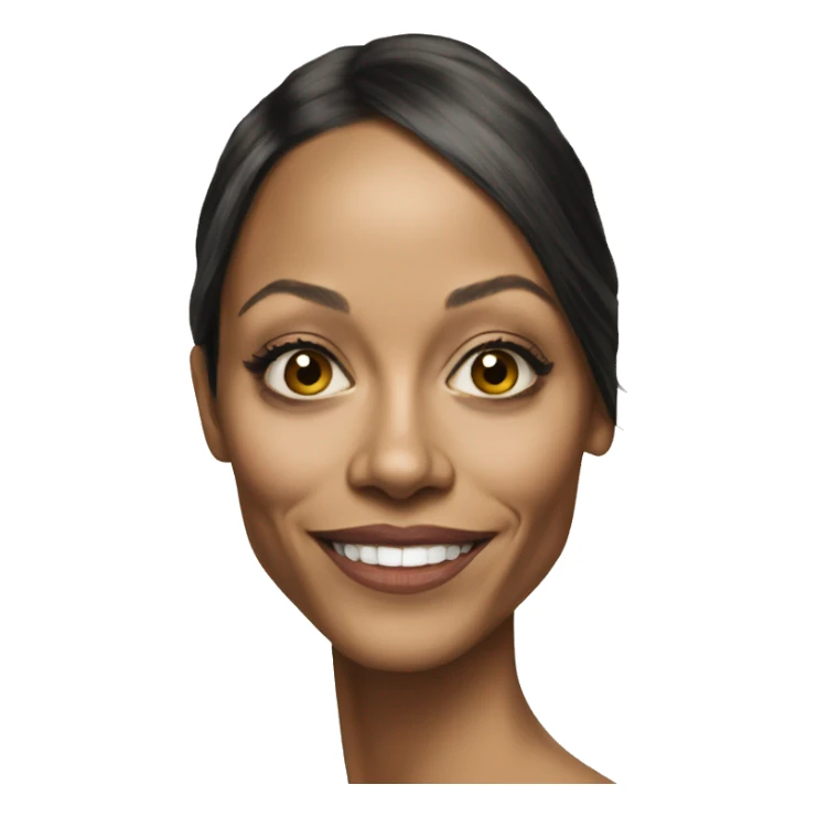 zoe saldana sticker