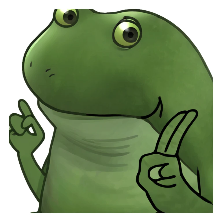 fingers crossed sticker