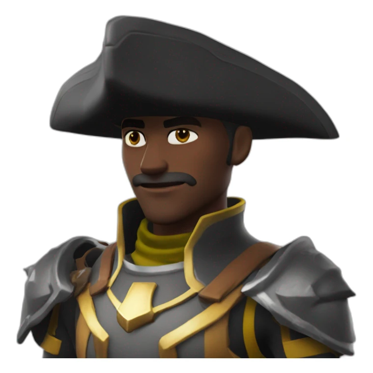 Fortnite-skin chevalier noir sticker