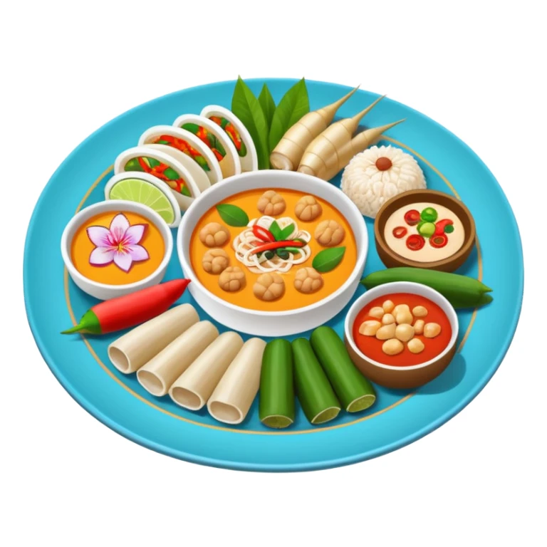 Thai food sticker