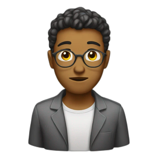 don't like to study sticker