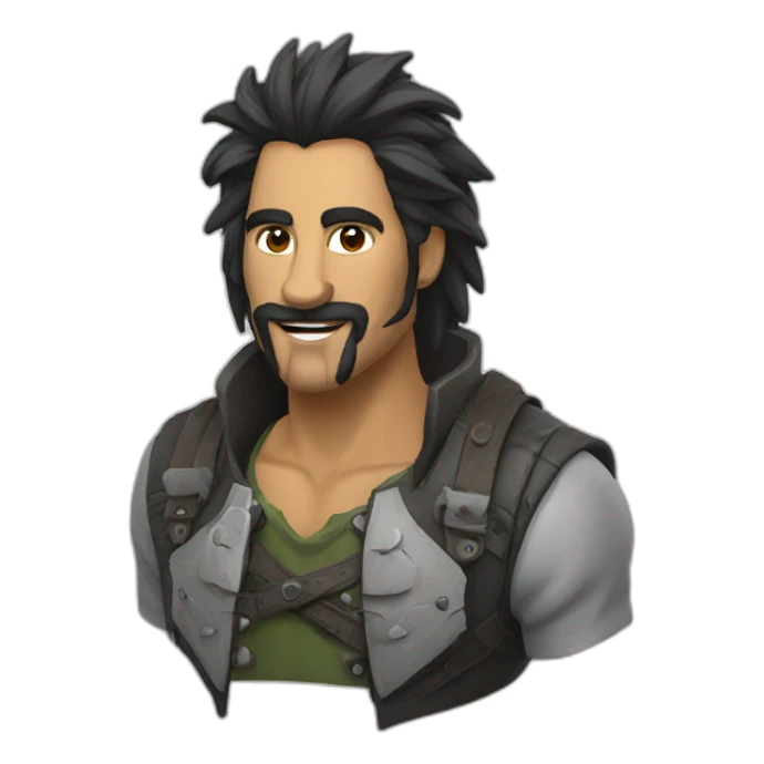 lobo sorrindo sticker