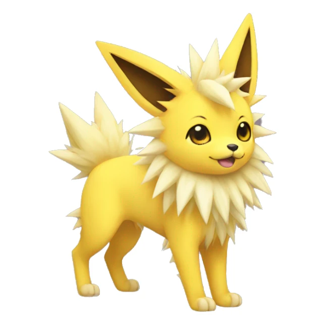 Kawaii Jolteon full body sticker