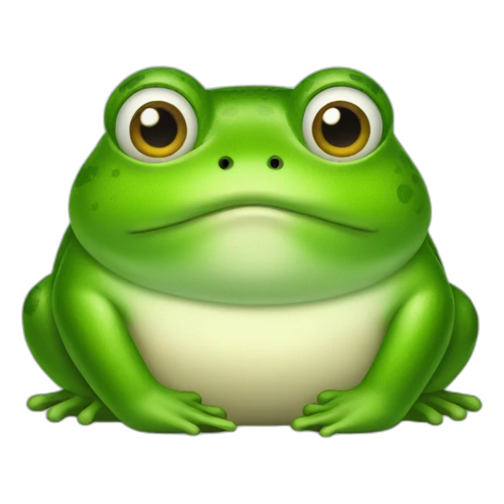 super fat frog sticker