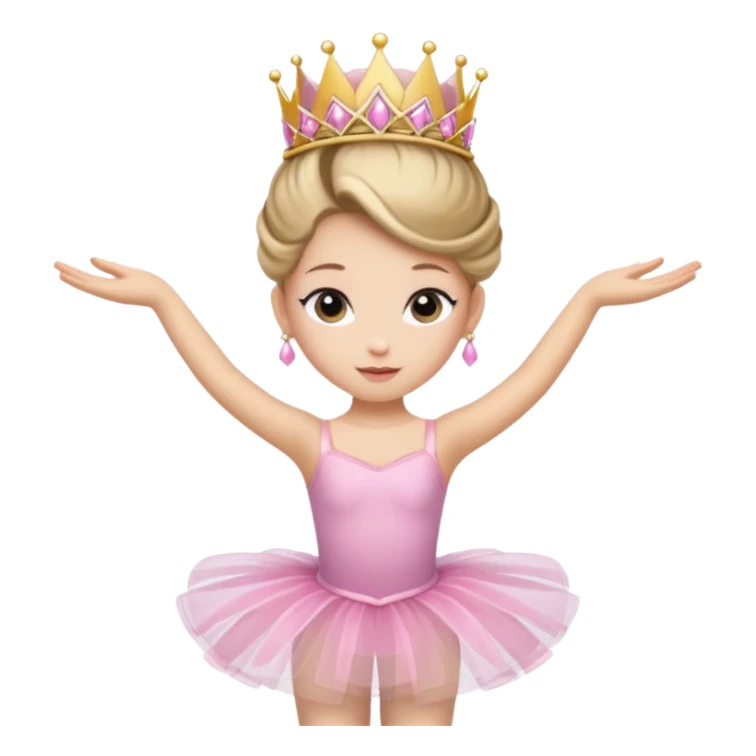 ballet bun princesses sticker