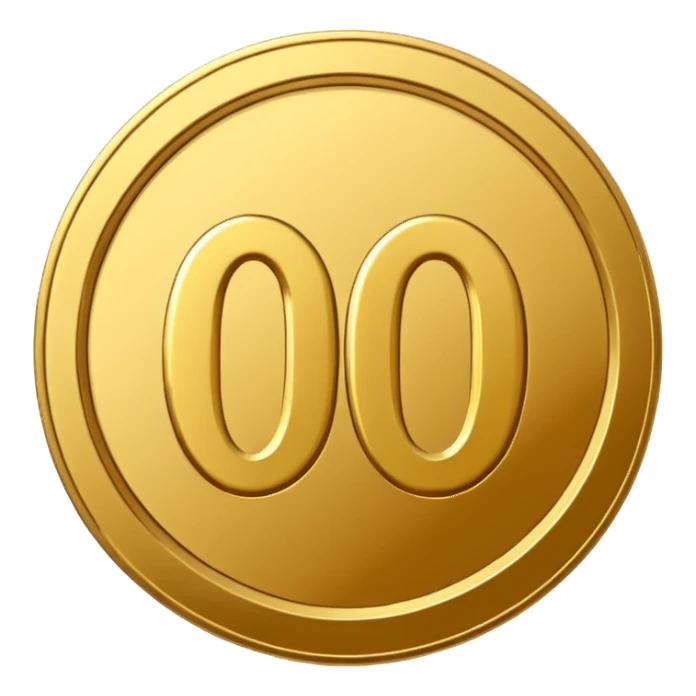 coin with the number 100 on it sticker