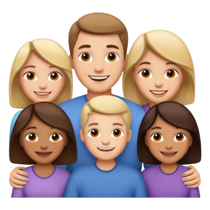 Black family sticker