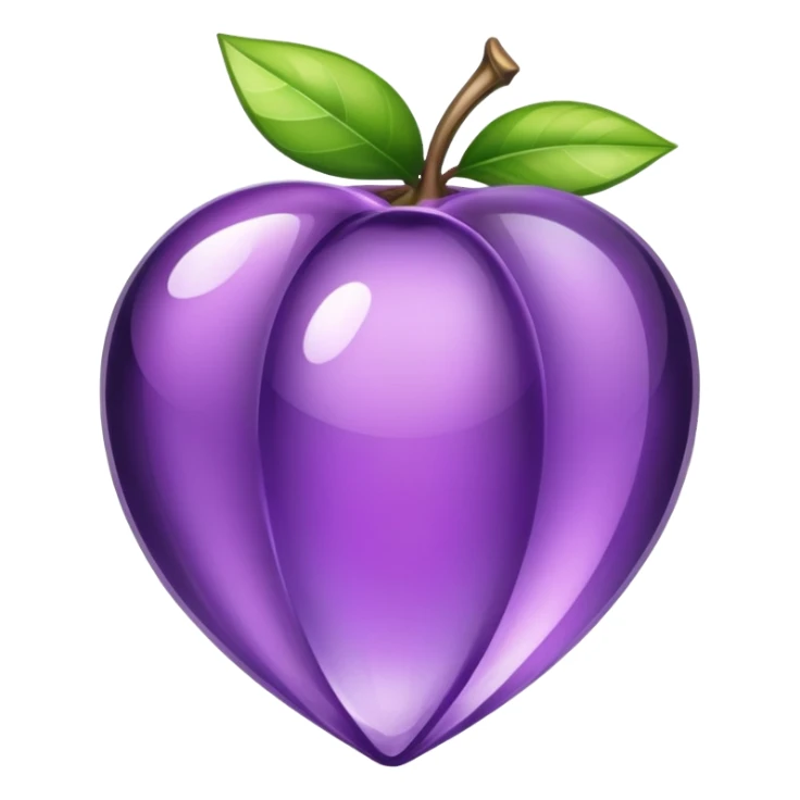 Purple amethyst fruit sticker