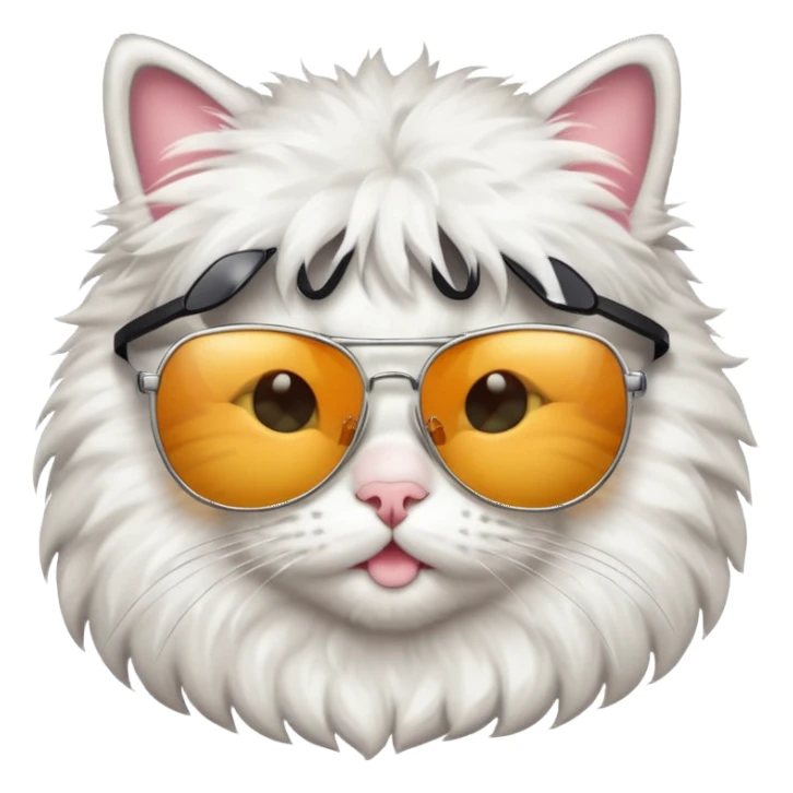 Cat with sunglasses sticker