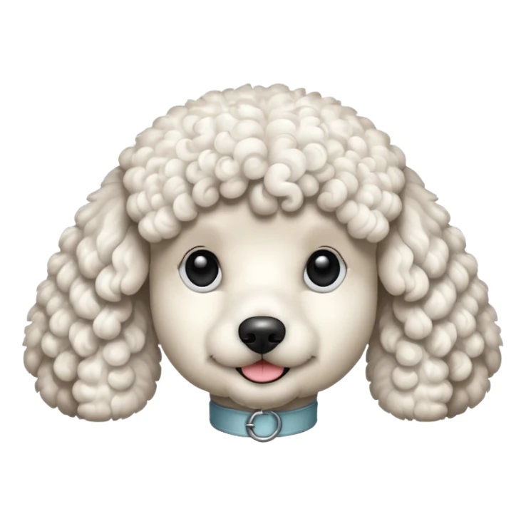 Perro poddle sticker