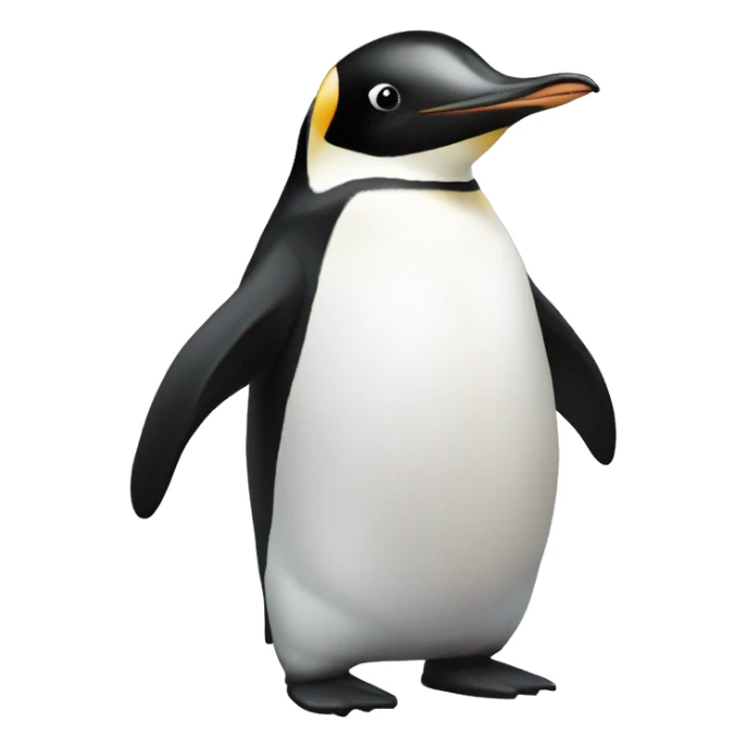 un pinguino muy enojdo sticker