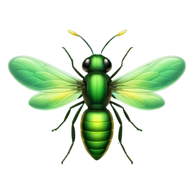 une luciole bien shinny  sticker