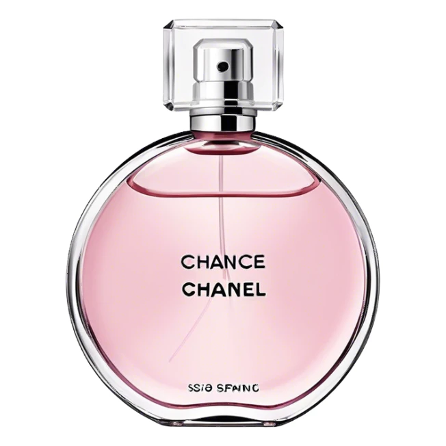 Chanel chance eau tendre, round bottle sticker