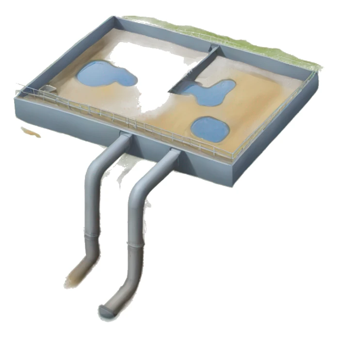 water soil storage reservoir level sticker