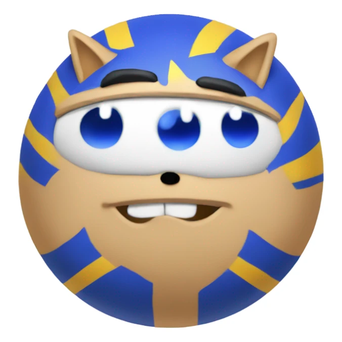Fat sonic sticker
