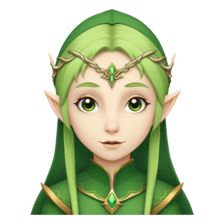 green skinned elf sticker