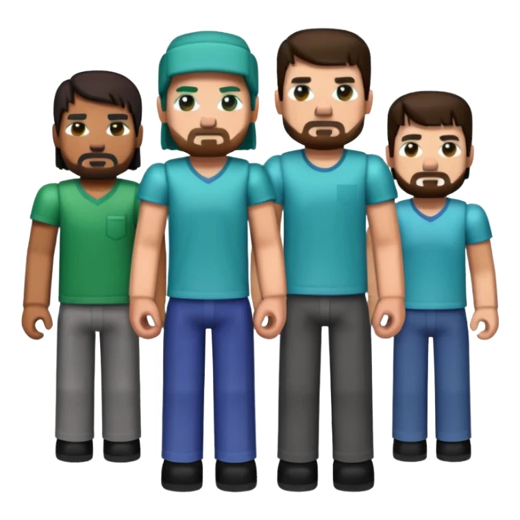 Minecraft tavuğunun üstüne binmiş Minecraft zombisi sticker