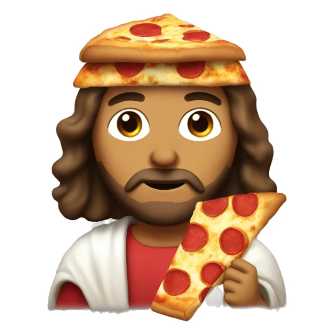 Pizza Jesus sticker