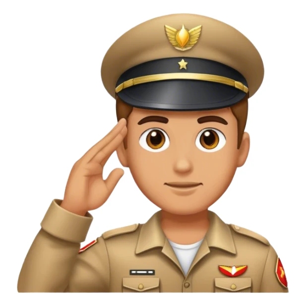 Gamer saluting  sticker