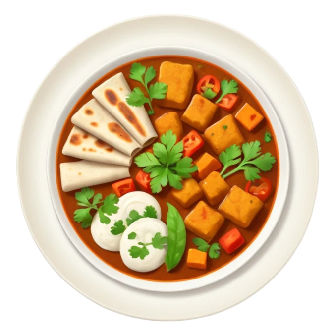 ios 18 aesthetic indian food sticker