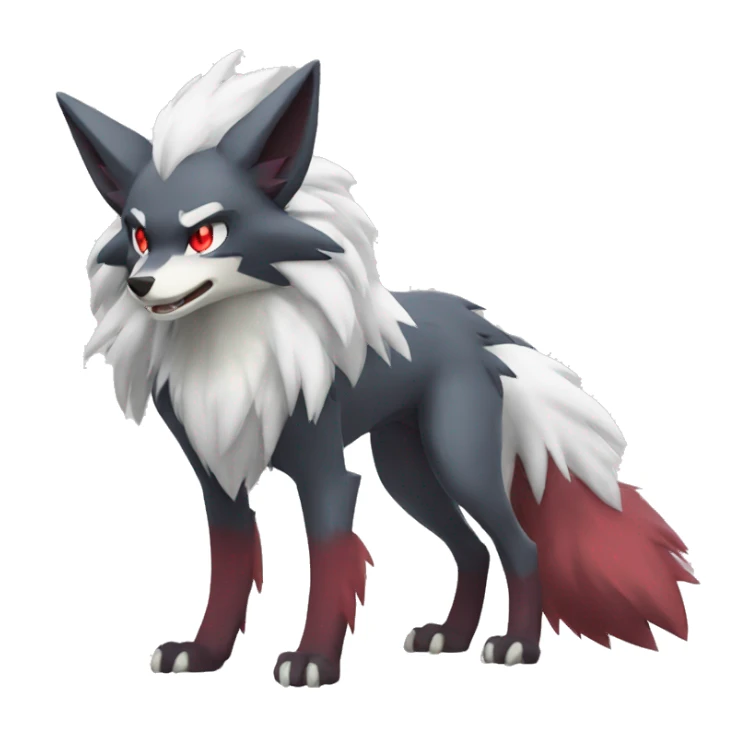 Zoroark-Lycanroc full body sticker