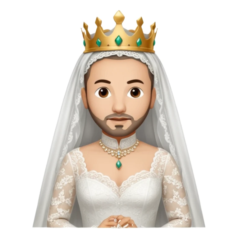 Robe mariage Blanche roi Mohammed VI du maroc sticker