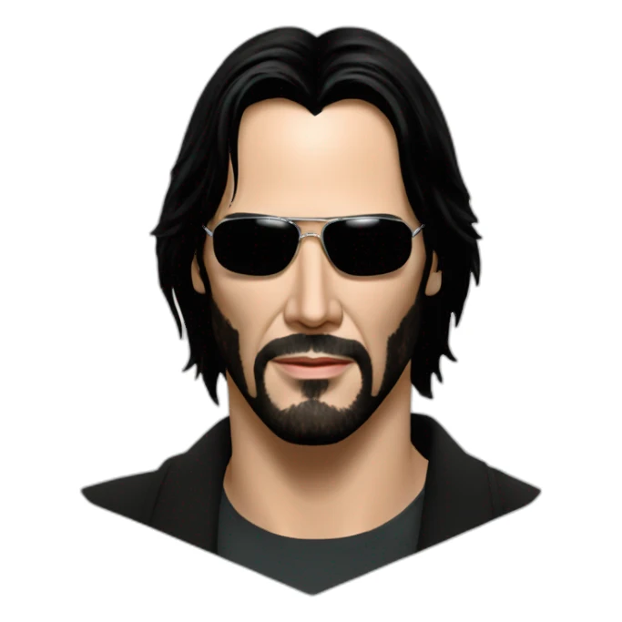 keanu reeves matrix sticker
