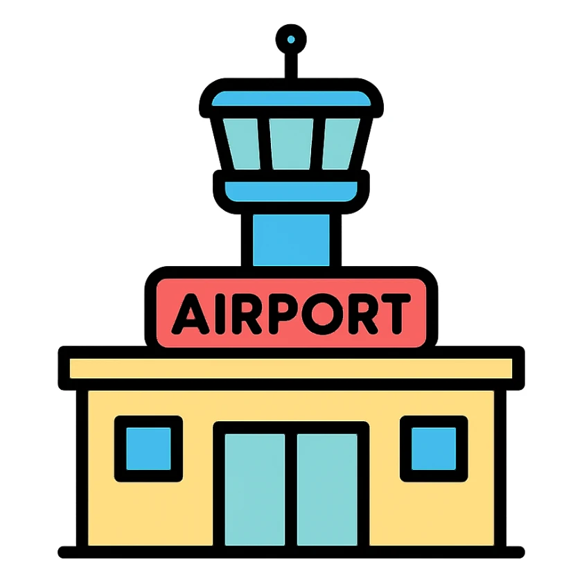 airport sticker