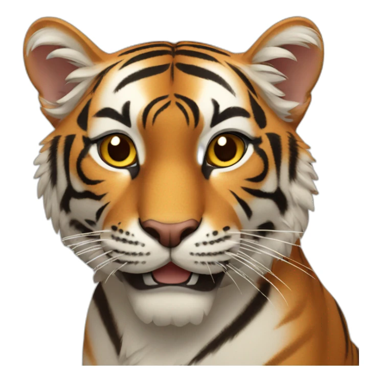 Chat roux tigré sticker