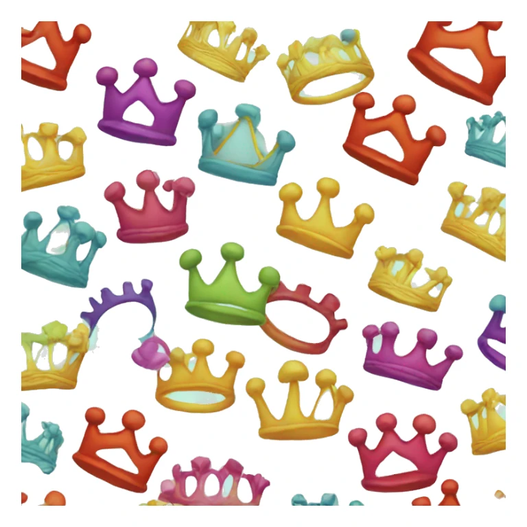 Couronne coloré sticker