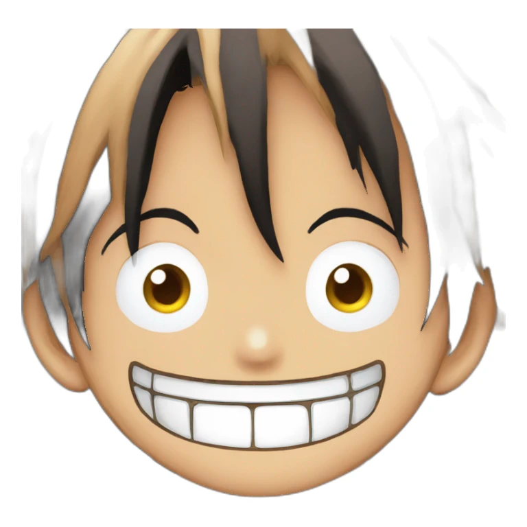 Monkey d luffy smiley sticker
