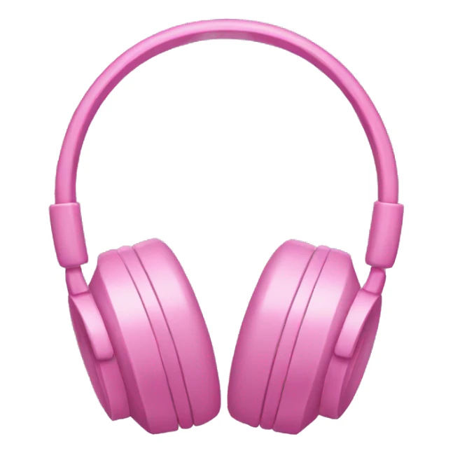 pink headphones sticker