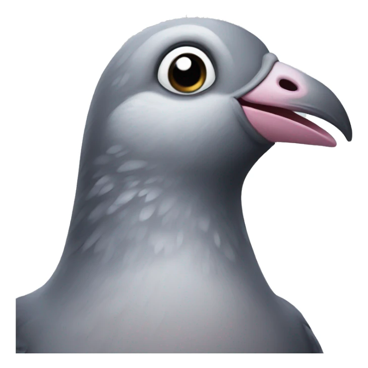 smiling pidgeon sticker