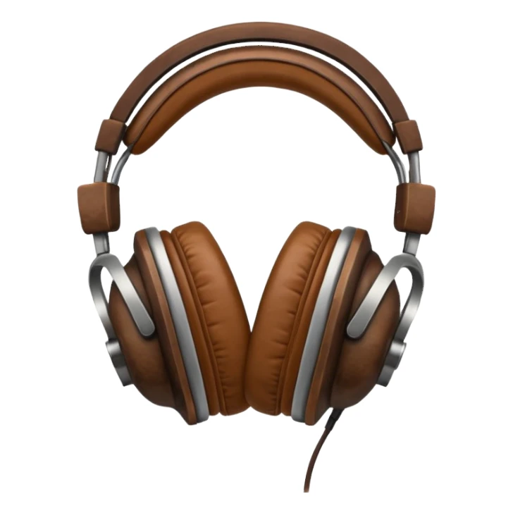 vintage headphone sticker